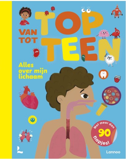 Kartonboek - Van top tot teen: alles over mijn lichaam