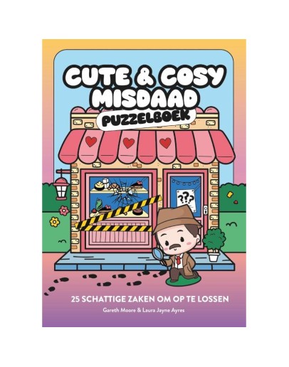 PUZZELBOEK - Cute & Cozy Misdaadpuzzelboek PUZZELBOEK - Cute & Cozy Misdaadpuzzelboek