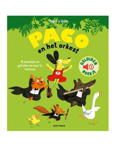 Geluidenboek - Paco en het orkest Geluidenboek - Paco en het orkest