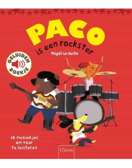 Geluidenboek - Paco is een rockster - 3jr+