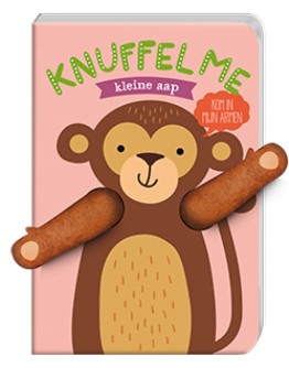 Kartonboek - Knuffel me kleine aap