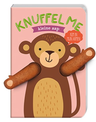 Kartonboek - Knuffel me kleine aap