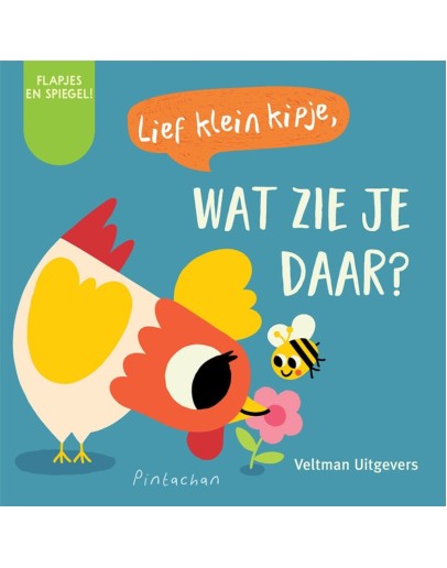 KARTONBOEK - Lief klein kipje, wat zie je daar?