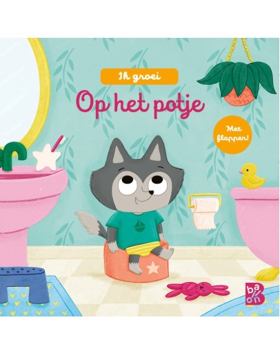 Kartonboek - Op het potje