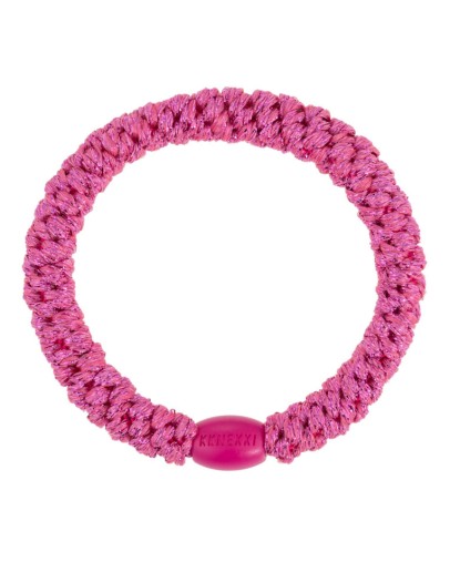 BonDep - Knekki haarelastiek Strong pink glitter