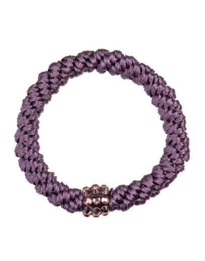 BonDep - Knekki haarelastiek Rhinestone Mauve