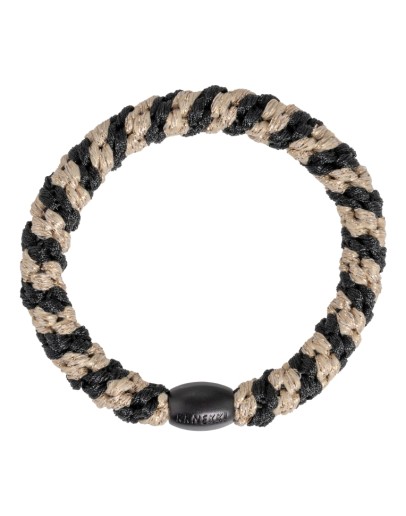 BonDep - Knekki haarelastiek Black Beige