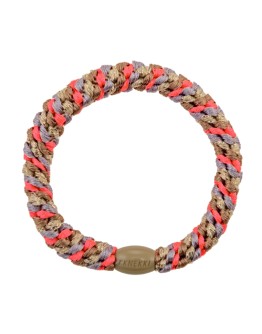 BonDep - Knekki haarelastiek Mix Nougat Neon Pink