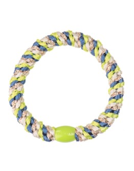 BonDep - Knekki haarelastiek Mix indigoLime glitter