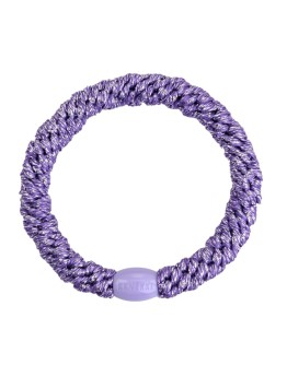 BonDep - Knekki haarelastiek Lillac wth silver glitter