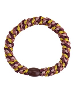 BonDep - Knekki haarelastiek Mix Rosewood Sun glitter