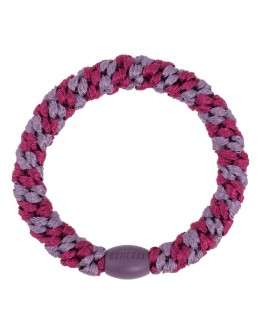 BonDep - Knekki haarelastiek Mulberry Mauve stripe