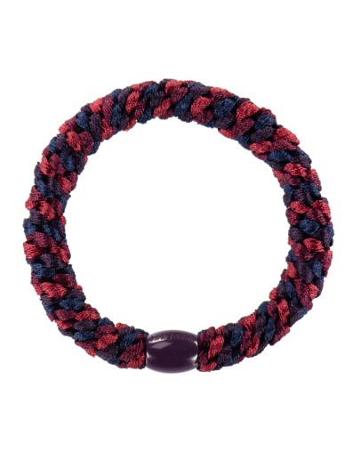 BonDep - Knekki haarelastiek Mix Bordeaux-Navy BonDep - Knekki haarelastiek Mix Bordeaux-Navy