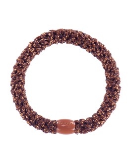 BonDep - Knekki haarelastiek Copper glitter