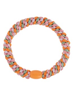 BonDep - Knekki haarelastiek Mix Orange pistacio glitter