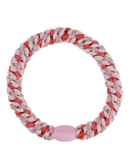 BonDep - Knekki haarelastiek Mix Pomerant pink glitter