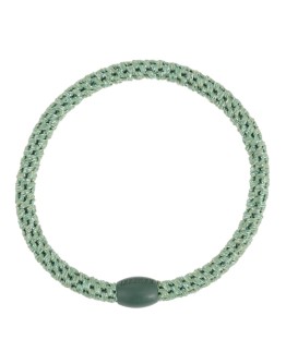 BonDep - Knekki haarelastiek Slim Pistacio glitter