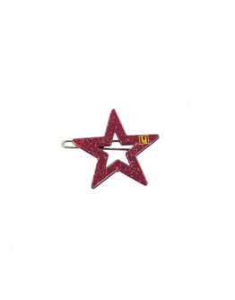 BonDep - Haarspeld Star clip - Aubergin gloss