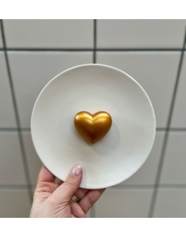 Wandbord 3D - Gouden hart