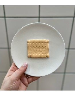 Wandbord 3D - Lu koekje - Wit