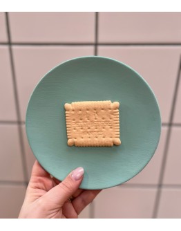 Wandbord 3D - Lu koekje - Mintgroen