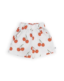 CARLIJN Q - Cherry - Shorts with pockets print