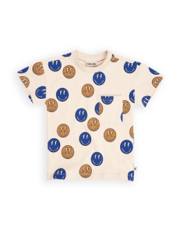 CARLIJN Q - Smilies - Crewneck t-shirt with pocket