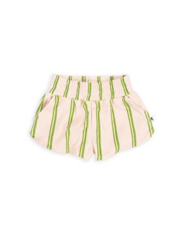 CARLIJN Q - Stripes green - Sporty girls shorts