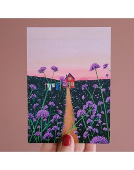 DE STREKEN VAN AGNES - Kaart Verbena