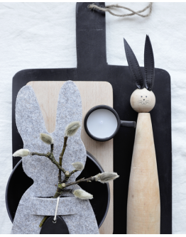 DELIGHT DEPARTMENT - Felt Bunny Napkin holder - 1 piece