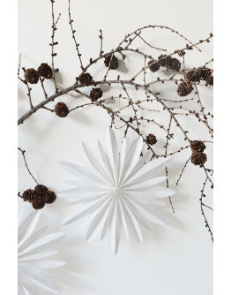 DELIGHT DEPARTMENT - Snowflake ornament white - 22 cm