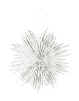 DELIGHT DEPARTMENT - Snowflake star white - 30 cm