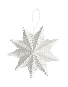 DELIGHT DEPARTMENT - Snowflake star white - 22 cm