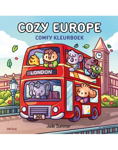 KLEURBOEK - Cozy Europe - Cute & Comfy kleurboek Jade Summer