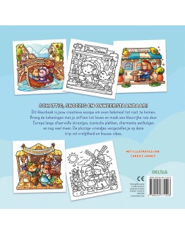 KLEURBOEK - Cozy Europe - Cute & Comfy kleurboek Jade Summer