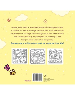KLEURBOEK - Cozy Cuties - Cute & Comfy kleurboek Coco Wyo