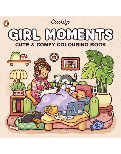 KLEURBOEK - Girl Moments - Cute & Comfy kleurboek Coco Wyo