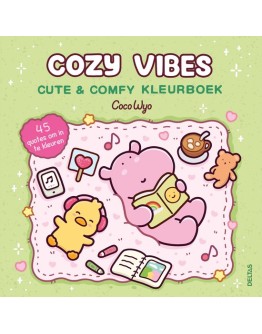 KLEURBOEK - Cozy Vibes Cute & Comfy kleurboek Coco Wyo