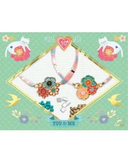 DJECO - Duo jewels kralenset - Tila and Flowers - 8jr +