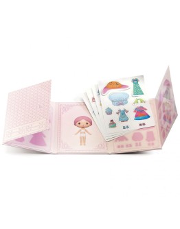 DJECO - Miss Lilypink herbruikbare stickers set