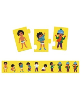 DJECO - Puzzel Trio I'm dressing up - 2jr+