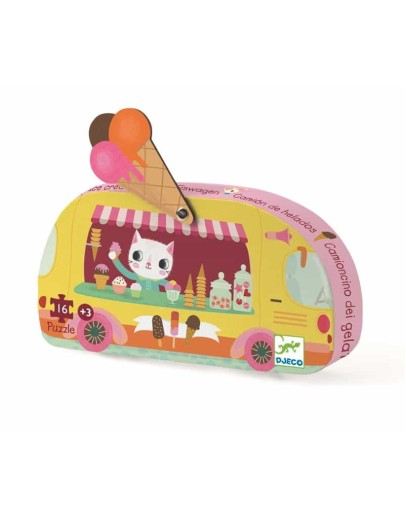 DJECO - Puzzel IJscowagen - 16 pcs