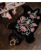 DOING GOODS - Vloerkleed Klein - Blooming Zwarte Beer