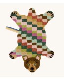 DOING GOODS - Vloerkleed Groot - Archie Geruite Beer 