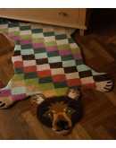 DOING GOODS - Vloerkleed Klein - Archie Geruite Beer 