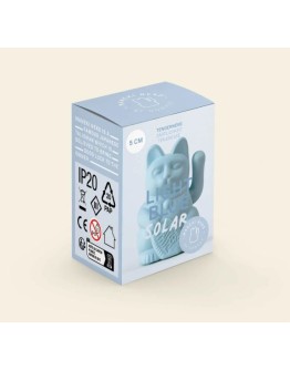 DONKEY PRODUCTS - Lucky Cat SOLAR Light blue