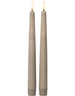 C'EST BON - Ledkaarsen set rustic grey