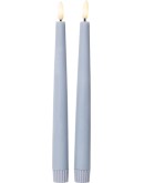 C'EST BON - Ledkaarsen set rustic light blue