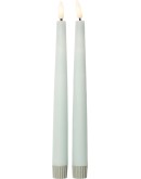 C'EST BON - Ledkaarsen set rustic light mint