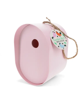 REX - Vogelvoeder huisje Ovaal - Lichtroze